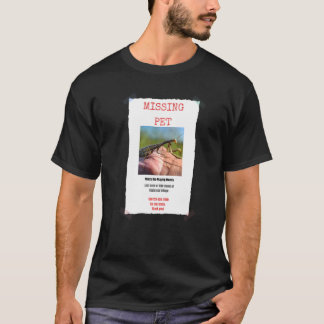 Ontbrekende PET Praying Mantis Mantid Entomologie T-shirt