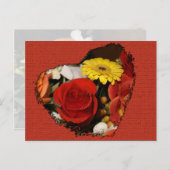 Ontbrekende Sjabloon hartenBouquet op achterzijde Briefkaart (Voorkant / Achterkant)