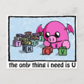 ontbrekende u briefkaart (Voorkant)