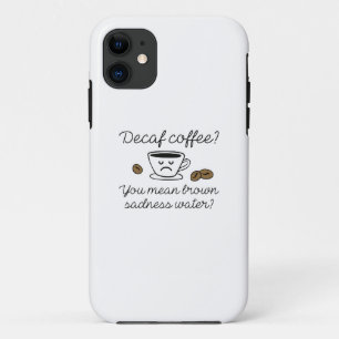 Ontcafïniseerde koffie iPhone 11 hoesje