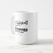 Ontdaan tot op het Bot Motiverende Spreuk Koffiemok (Voorkant links)