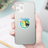 Ontdek Aruba-logo Sticker (Telefoon)