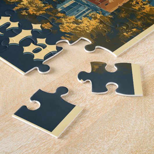 Ontdek Beieren: Kasteel Neuschwanstein Legpuzzel (Zijkant)