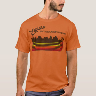 Ontdek Bryce Canyon National Park Retro 70s80s St T-shirt