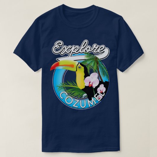 Ontdek Cozumel Travel patch T-shirt (Design voorkant)