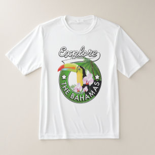 Ontdek de Bahamas-logo T-shirt