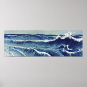Ontdek de Beauty: Ocean Waves Japans Poster (Voorkant)