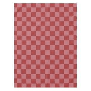 Ontdek de charme van roze en rood dambordpatroon tafelkleed