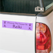 Ontdek de energie van Reiki symbool Bumpersticker (Op Truck)
