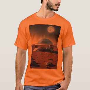 "Ontdek de kosmos in stijl: Maan en Planeet T-Sh T-shirt