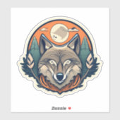 Ontdek de Kunst van Wolf Sticker Crafting (Vel)