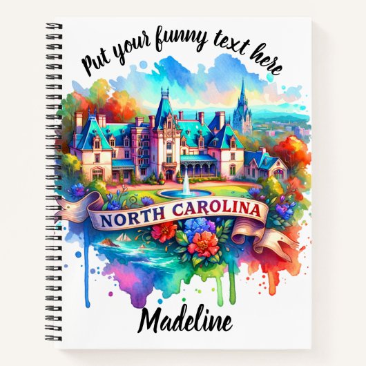 Ontdek de levendige bezienswaardigheden van NC Notitieboek (Voorkant)