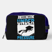 Ontdek de levendige diepten van de oceaanwereld toilettasje (Achterkant)