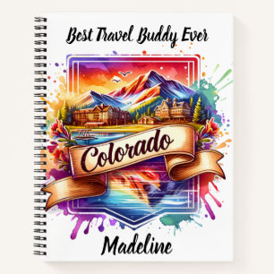 Ontdek de levendige landschappen van Colorado Notitieboek