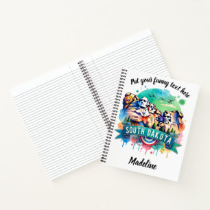Ontdek de levendige monumenten van South Dakota Notitieboek