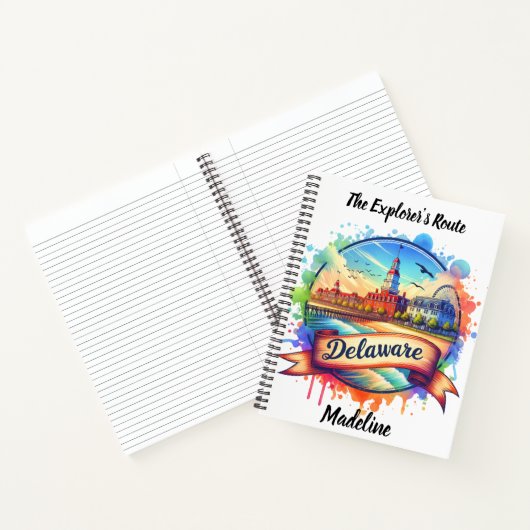 Ontdek de levendige stranden en attracties van Del Notitieboek (Binnen)