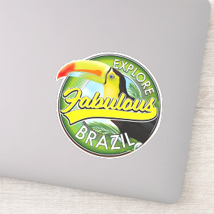 Ontdek de Logo van Fabulous Brazilië Sticker