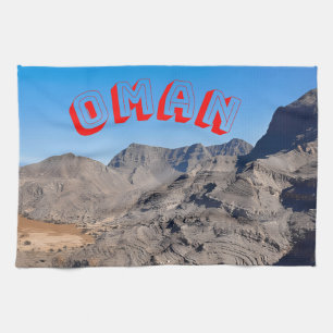 Ontdek de majestueuze landschappen van Oman Theedoek