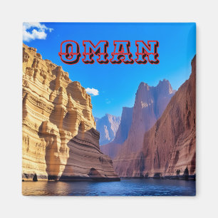 Ontdek de majestueuze schoonheid van Oman Magneet