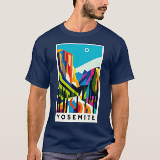 Ontdek de majestueuze wildernis van Yosemite T-shi T-shirt