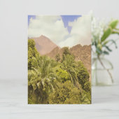 Ontdek de oase feestdagenkaart (Staand voorkant)