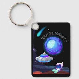 Ontdek de oneindigheid sleutelhanger