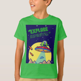 Ontdek de oneindigheid t-shirt