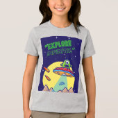 Ontdek de oneindigheid Tri-Blend shirt (Voorkant)