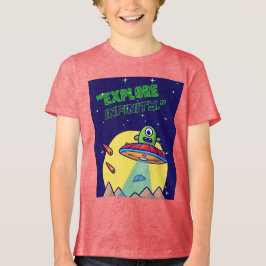 Ontdek de oneindigheid Tri-Blend shirt