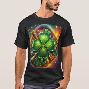 Ontdek de perfecte harmonie van Shamrock, Musical T-shirt