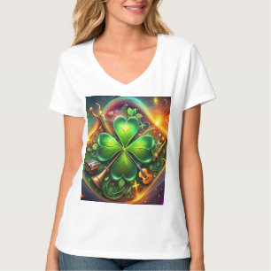 Ontdek de perfecte harmonie van Shamrock, Musical T-shirt