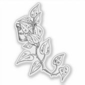 Ontdek de Pothos Sticker (Voorkant)