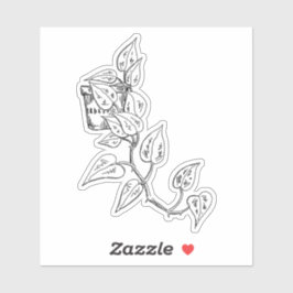 Ontdek de Pothos Sticker