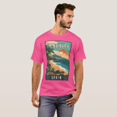 Ontdek de prachtige Canarische Eilanden en Tenerif T-shirt (Voorkant volledig)