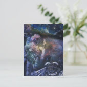 Ontdek de schoonheid van de ruimte briefkaart (Staand voorkant)