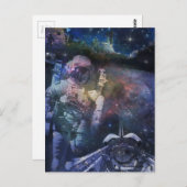 Ontdek de schoonheid van de ruimte briefkaart (Voorkant / Achterkant)