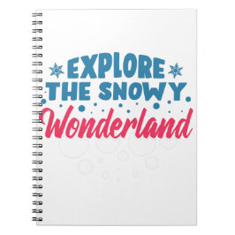 Ontdek de Snowy Wonderland Notitieboek
