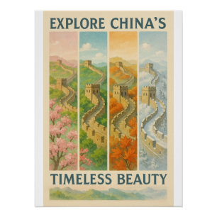 Ontdek de tijdloze schoonheid van China Perfect Poster