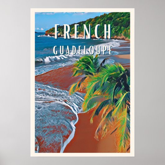 Ontdek de tropische schatten van Guadeloupe Poster (Voorkant)