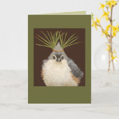 Ontdek de tufted titmuiskaart kaart (Gele Bloem)