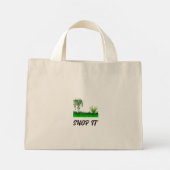 Ontdek de ultieme Canvas tas: stijlvol functioneel Mini Tote Bag (Achterkant)