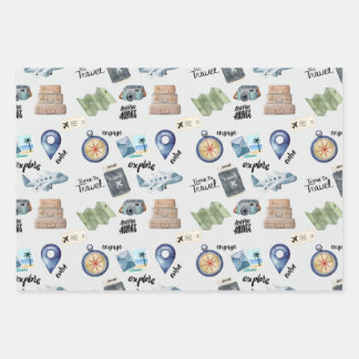 Ontdek de wereld Gift Wrap Inpakpapier Vel