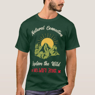 Ontdek de wilde Natuur roept Outrsman T-shirt