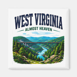 Ontdek de wilde schoonheid van West Virginia Magneet