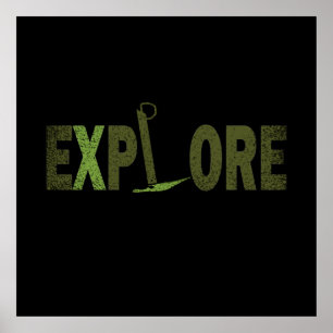 Ontdek de wildernis explorer poster