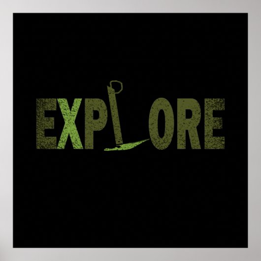 Ontdek de wildernis explorer poster (Voorkant)