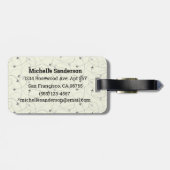 Ontdek Dream Discover Airplane Bagagelabel (Achterkant horizontaal)