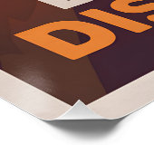 Ontdek droomontdekking perfect poster (Hoek)