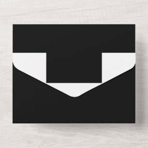 Ontdek een boeiende zwart-wit foto all in one uitnodiging