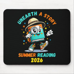 Ontdek een grappig verhaal bibliotheek zomerlezen muismat